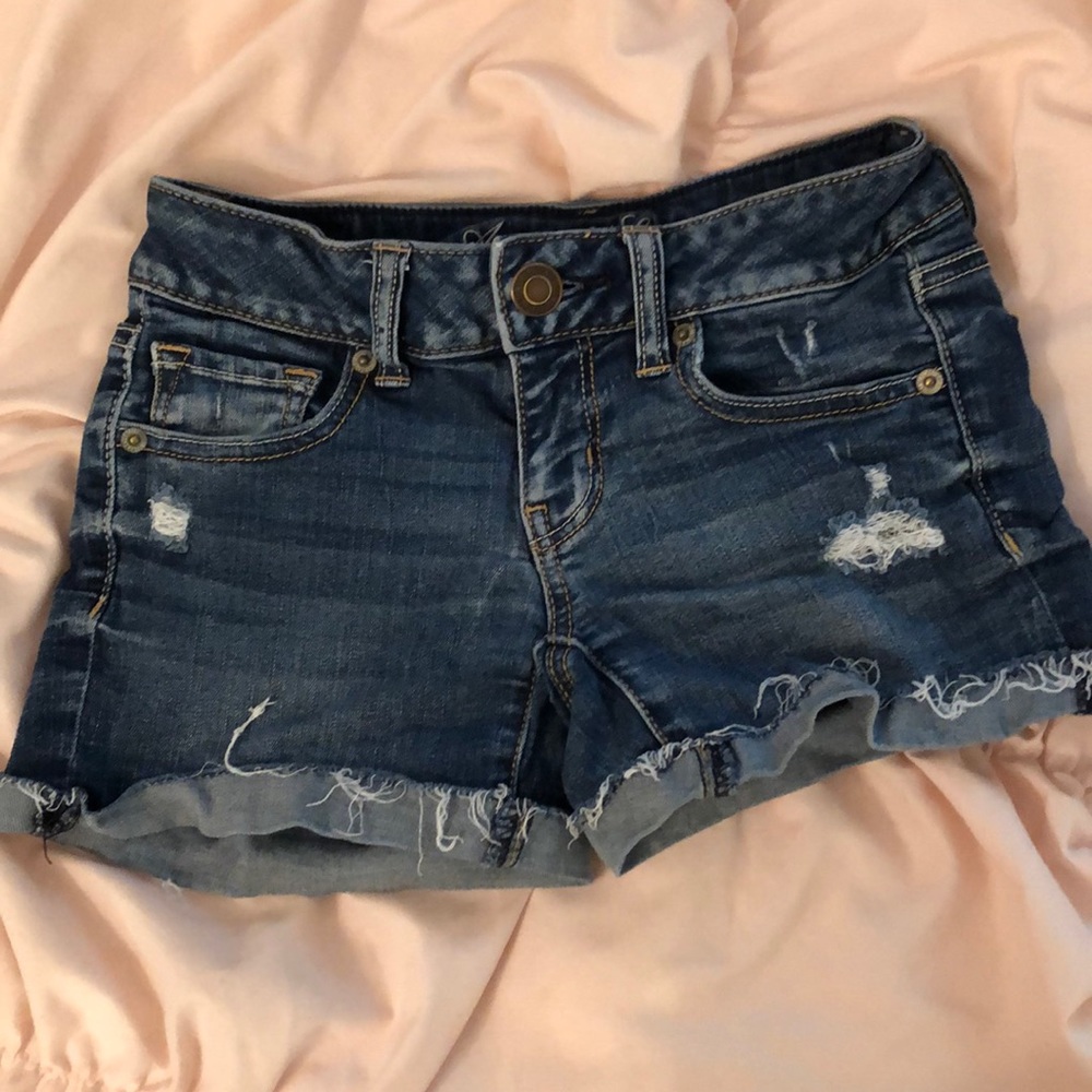 American Eagle jean shorts size 00